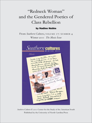 cover image of "Redneck Woman" and the Gendered Poetics of Class Rebellion